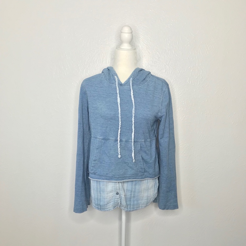 Cloth & Stone | Chambray Layered Pullover